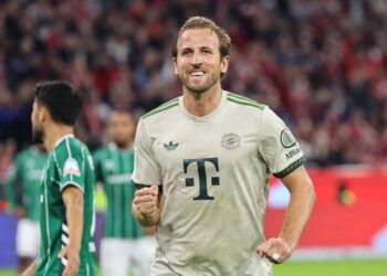 O ritmo de gols alucinante de Harry Kane aos 32 anos